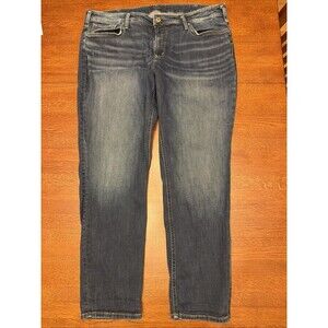 Silver Jeans Boyfriend Fit Women's Plus SZ 22 Denim Medium Wash